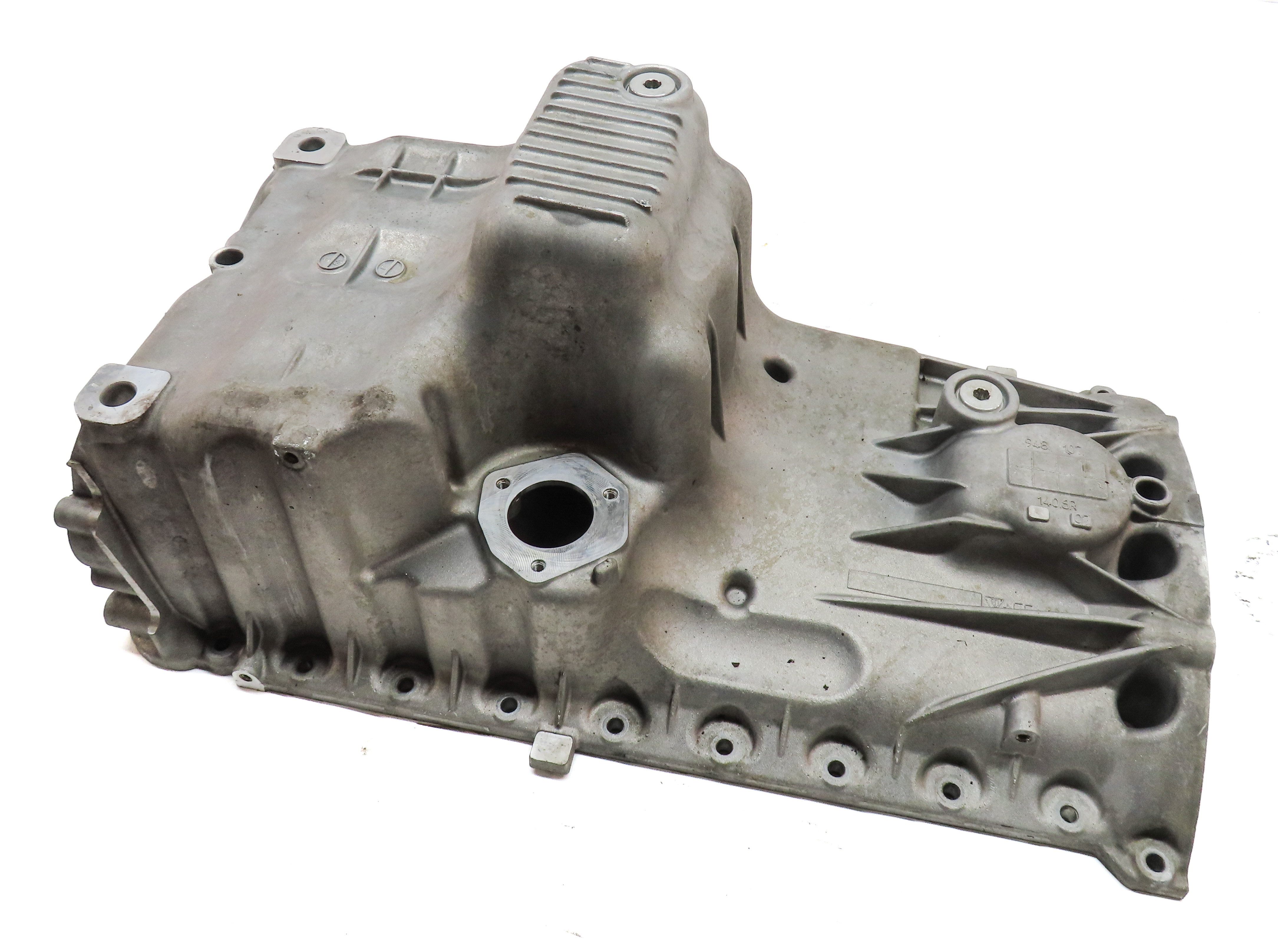 2003-2006 PORSCHE CAYENNE (955) 4.5L M48 V8 ENGINE OIL PAN SUMP (NON TURBO) — exact item pictured